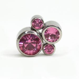 Accesorio 4 Zirconias Ruby