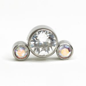 Cluster 3 Zirconias 1 Clear & 2 Opalescente