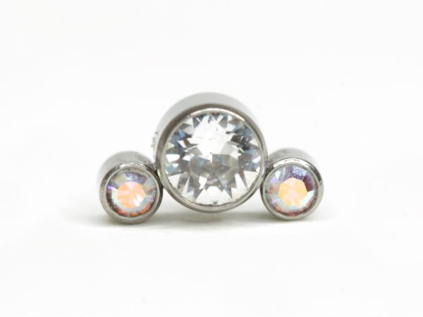 Cluster 3 Zirconias 1 Clear & 2 Opalescente